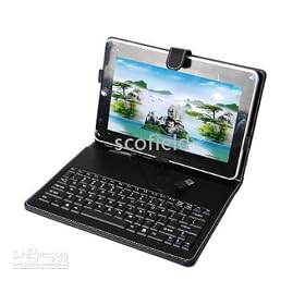 Synthetic Leather Case + USB Keyboard + Stylus pen for 10 inch ePad aPad tablet PC + Bundled accessories + Screen protector from 123DiscountshopUK
