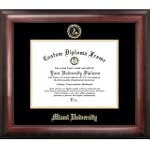 Miami University Ohio Gold Embossed Diploma Frame