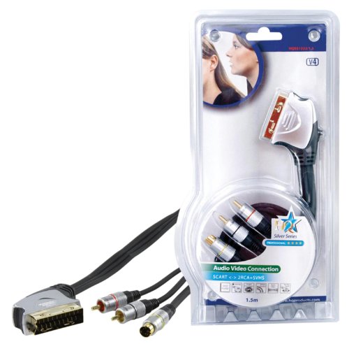 HQ Scart kabel (S-VHS Stecker auf Scartstecker) 1,5 m Preisvergleich