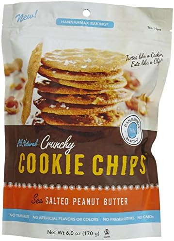 HannahMax Baking Cookie Chips-Salted Peanut Butter-6 oz