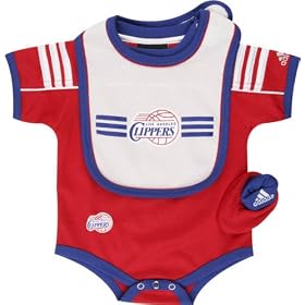 basketball clippers jacket creeper bib booties infants