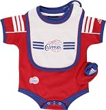 Los Angeles Clippers Newborn Creeper Bib and Bootie Set