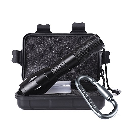Tactical Portable LED Flashlight 1000 Lumens with 5 Modes
