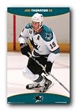 SAN JOSE SHARKS NHL JOE THORNTON POSTER 22 5x34 4388