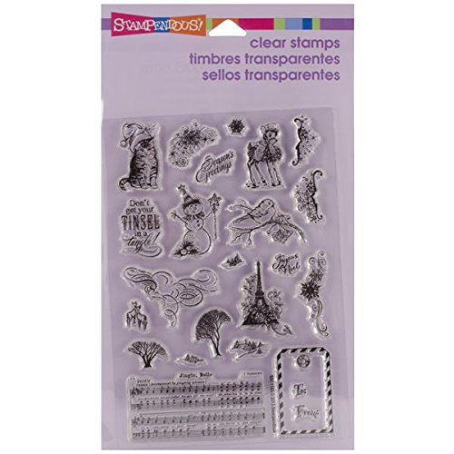 Stampendous, Perfectly Clear Stamp, Christmas Charms