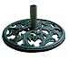 Arden Freestanding Cast Iron Umbrella Base, 45 Pound, Green