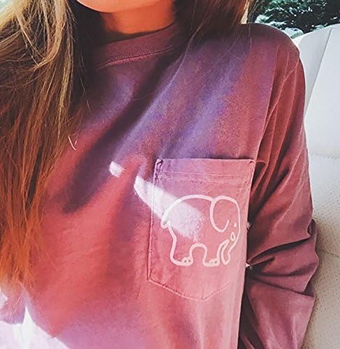 Candoit Women's Ivory Ella Elephant Long Sleeve Tops
