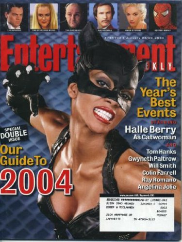 Entertainment Weekly January 23 & 30, 2004 Halle Berry as Catwoman, Tom Hanks, Gwyneth Paltrow, Will Smith, Colin Ferrell, Ray Romano, Angelina Jolie
