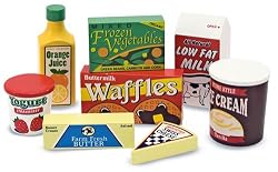 MELISSA & DOUG FRIDGE WOODEN FOOD SET