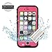 Redpepper iPhone 6 Waterproof Case [New Version] 6.6ft Underwater Shockproof Snowproof Dirtproof Protection Case Impact Resistant Cover for iPhone 6 4.7 inch Color Pink