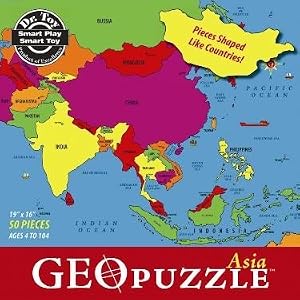 Asia GeoPuzzle by GeoToys