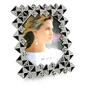 Dancing Pyramids Jet Diamond Hues 3x5 Frame