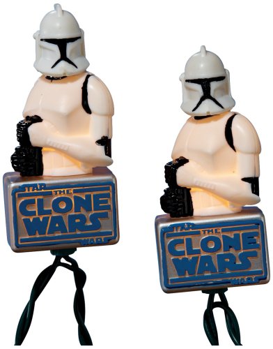 Clone Wars Storm Troopers 10-Light String of Lights