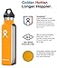 Hydro Flask 24 oz Vacuum Insulated Stainless Steel Water Bottle, Standard Mouth w/Loop Cap, Pacific