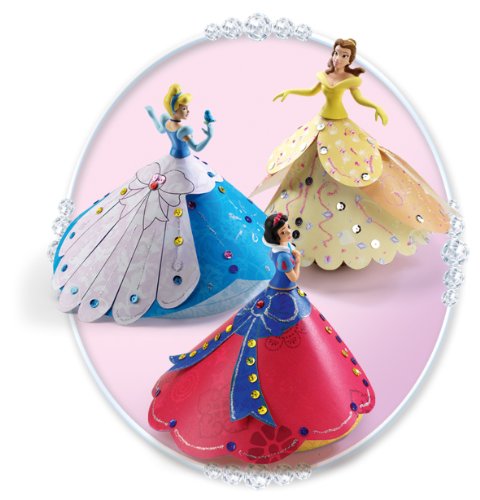 Imagen 7 de Famosa Arts & Crafts Disney proyectores Dress Your Princess - Set de dibujo con proyector (2 patrones por princesa, Cenicienta, Blancanieves y la Sirenita), color rosa