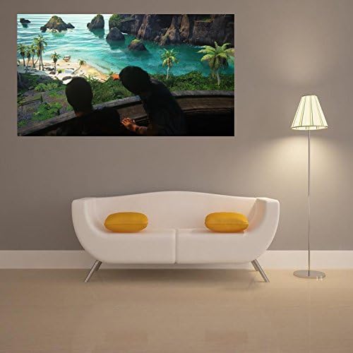 Mary-S Uncharted 4 A Thief End Game Art Poster 20x35" Bedroom Living Room Decoration Waterproof Back Glue Paper Poster WYX1142