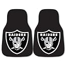 FANMATS NFL Oakland Raiders Nylon Face Carpet Car Mat