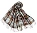 UBI Women's Viscose Plaid Long Scarf