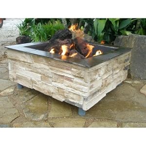 FireScapes Mountain Ledge Outdoor Fire Pit Fireplace - Natural Gas by FireScapes