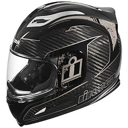 Icon Carbon Lifeform Men's Airframe Sports Bike Motorcycle Helmet - Black
