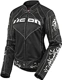 IMAGE OF Icon Contra Speed Queen Textile Jacket - Black - Medium