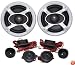 Crunch P1-6.5C 6.5-Inch Component 800 Watts Maximum - 60 Continual Speaker System