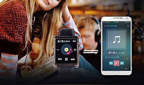 Invtepy® Sync Whatsapp Facebook Pedometer New Bluetooth Watch Hd Camera Touch Screen WristWatch Smartwatch for Android Phone Samsung GALAXY Note 3/Samsung GALAXY S4 S5/Samsung GALAXY Grand 2/GALAXY S4/HTC One/Moto X/Nexus 5/Sony Xperia Z1/LG G2 Lumia1520 (Full Function) and Apple iPhone iphone(4/4S/5/5C/5S/6/6Plus)(Part of the function)-Black