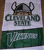 Cleveland State Vikings Vertical Flag - B000BTEPFG