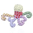 Multicolor Octopus Brooches And Pins