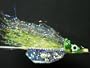 NEW FLIES Nuclee-r Holographic & Glow in Dark Floating Polaris Flies Holographic & Glow in Dark Floating Head Tube & Trolling Turbulator Fly #101