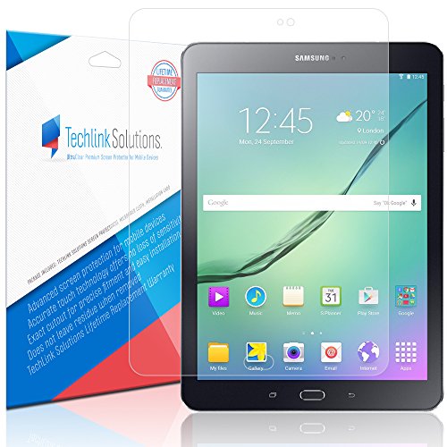 Samsung Galaxy Tab S2 8.0 Screen Protector (3-Pack), TechLink Solutions UltraClear - Premium HD Crystal Clear Shield /Anti-Bubble & Anti-Fingerprint PET Film with Lifetime Warranty