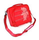 DURAGADGET Red Maple leaf design Portable external usb hard drive case / shoulder bag for Western Digital My Book Mirror Edition RAID Hard Drive 2TB