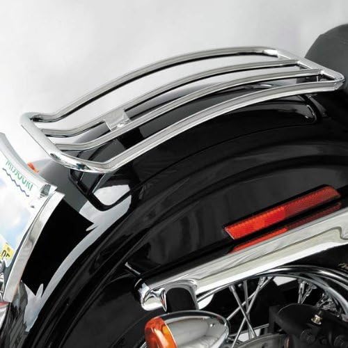 Motherwell Chrome Solo Luggage Racks for 1991-2005 Harley Davidson Dynas