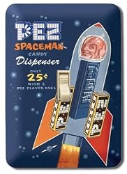 Pez Spaceman Metal Switch Plate Cover