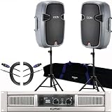 2 JBL EON 305 PA DJ Portable Speakers Bundle