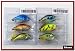 Lot of 6 New Akuna 2.9" Shallowdiving Crankbait Fishing Lure Tackle for Bass & Trout - A