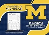 Michigan Wolverines 2008 - 2009 8x11 Academic Planner (Aug 2008 - July 2009).