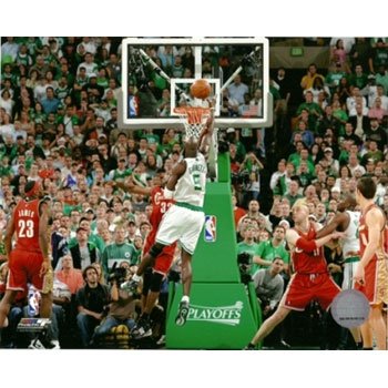 Kevin Garnett Boston Celtics Playoffs Lay Up Color 8x10 Photo
