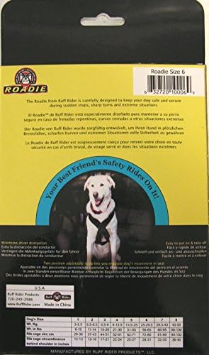 Roadie Canine Vehicle Restraint System Size 6