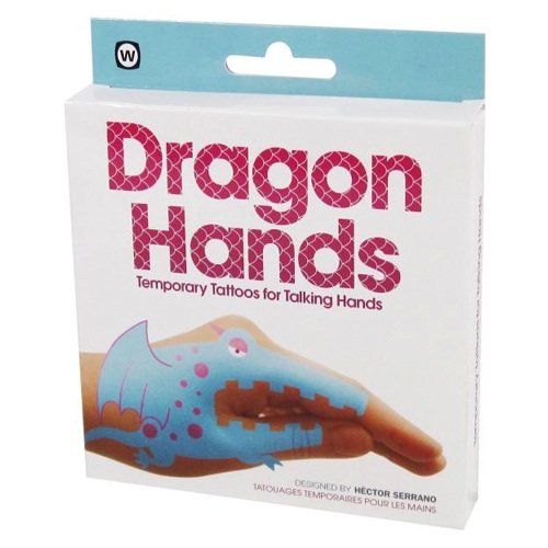 Dragon Hands! Temporary Tattoos for Talking Hands