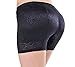 Kiwi-rata Women's Jacquard Shapewear Hip and Butt Padded Panty Black Size L