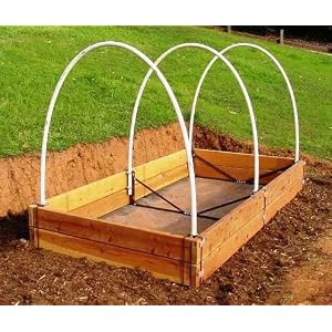 HEAVY-DUTY STEEL Raised Bed Garden Frame Kit - GV12-4-08, 4'W x 8-10'L x 12Tall, Vert Side by 