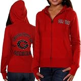 Georgia Bulldogs Ladies Red Victoria Full Zip Hoodie Sweatshirt