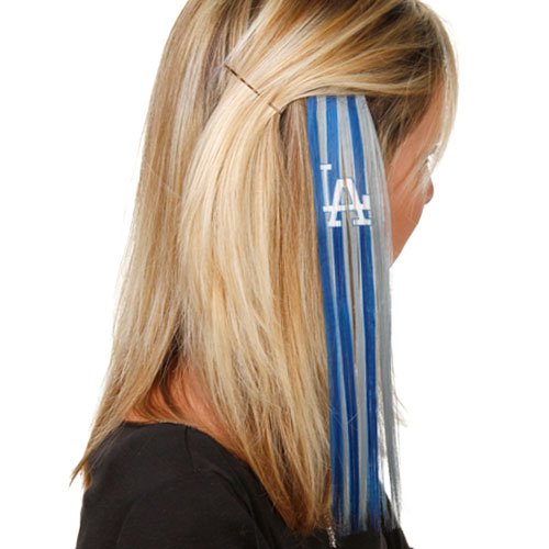 L.A. Dodgers Ladies Dodger Blue-Gray Sports Extension Hair Clips