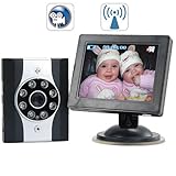 Wireless Car Baby Monitor + Night Vision + DVR - Safe Screen