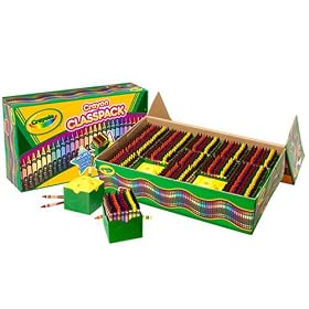 Click here to buy Crayola Standard Classpack (832 Count, 8 Colors) by Crayola.