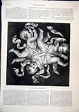 1885 SEVEN BOYS ALLEGORY PLEIADES ARMS LEGS FLORIS