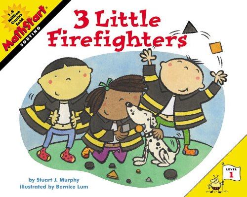 Three Little Firefighters (Turtleback School & Library Binding Edition) (Mathstart: Level 1 (Prebound))