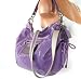 Coach Poppy Leather Jazzy Hobo Purse Grape Ice