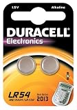 Electronics : Duracell LR54 1.5V Alkaline Battery 2 Pack